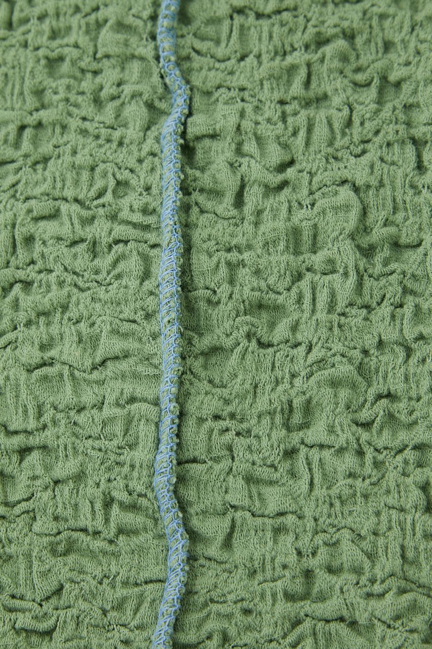 MOUSSY「BICOLOR LINE ZIP ブラウス」|Tシャツ・カットソー|