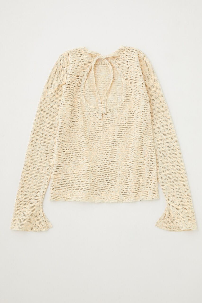 MOUSSY「BACK OPEN LACE トップス」|Tシャツ・カットソー|