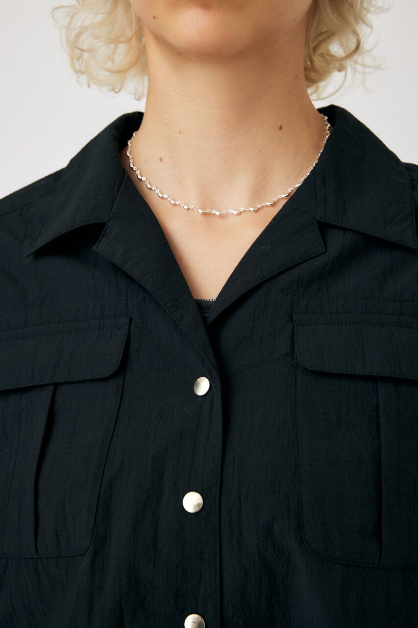 MOUSSY「RIPSTOP CROPPED シャツ」|シャツ・ブラウス|