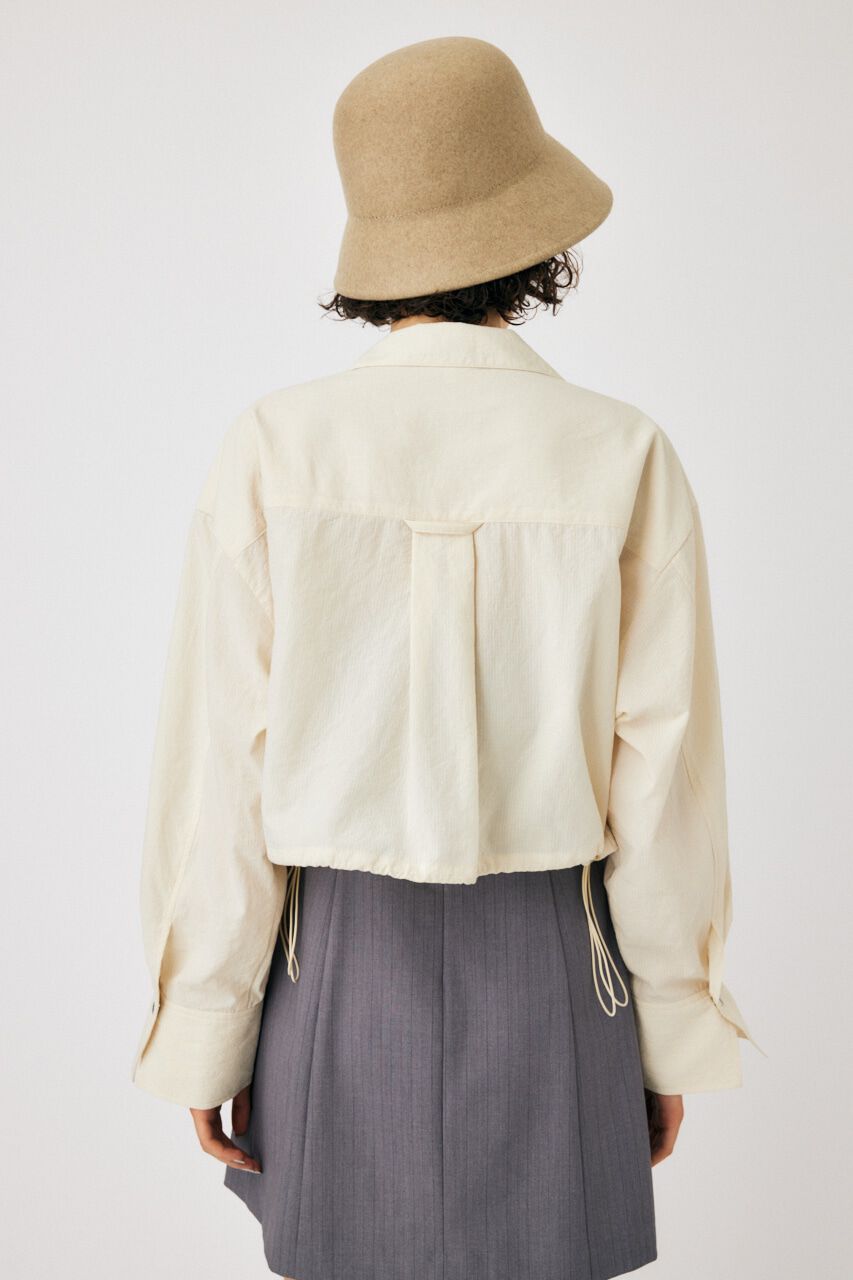 MOUSSY「RIPSTOP CROPPED シャツ」|シャツ・ブラウス|