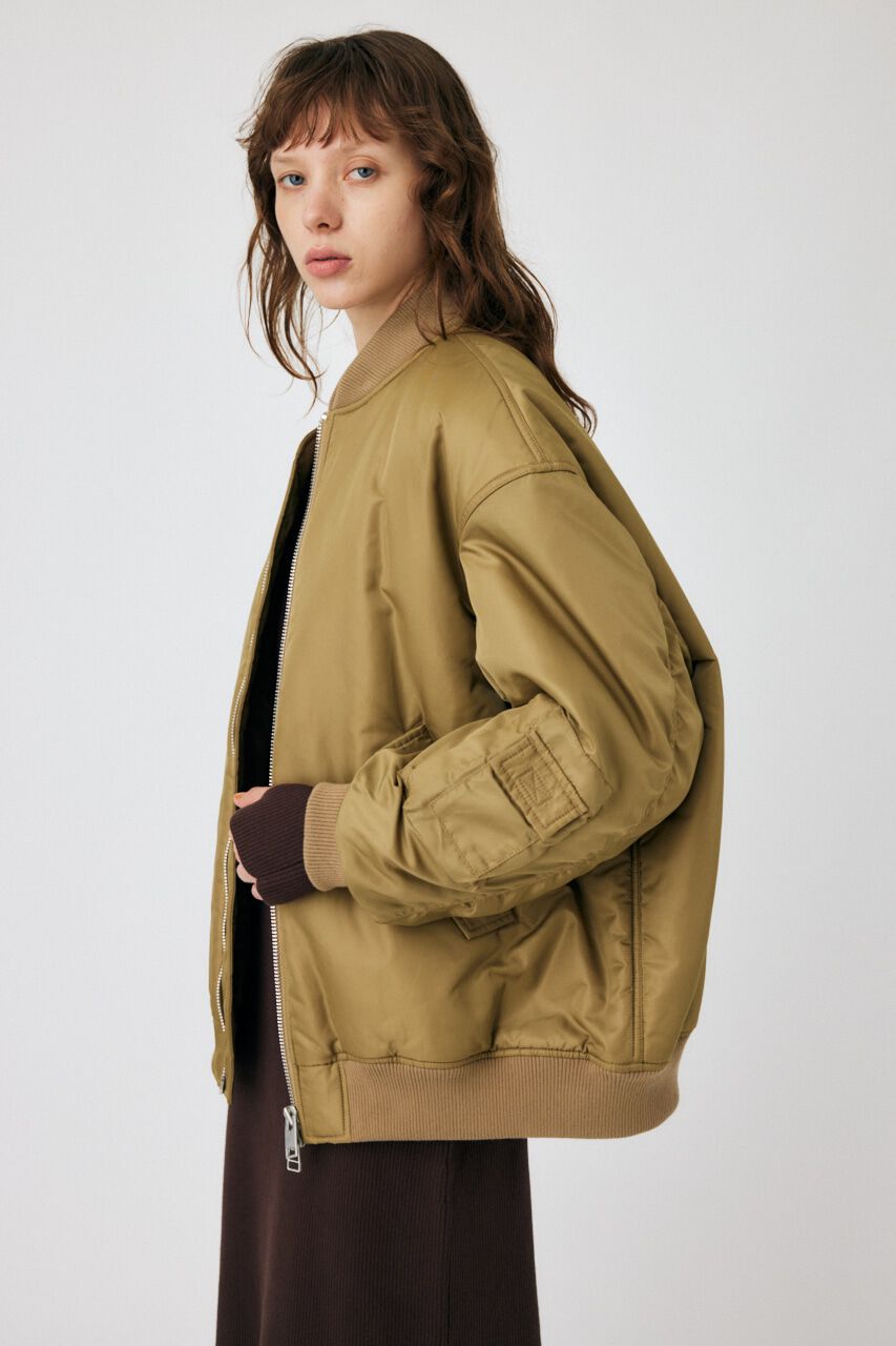 MOUSSY「OVER MA1 ジャケット」|ブルゾン・スタジャン|