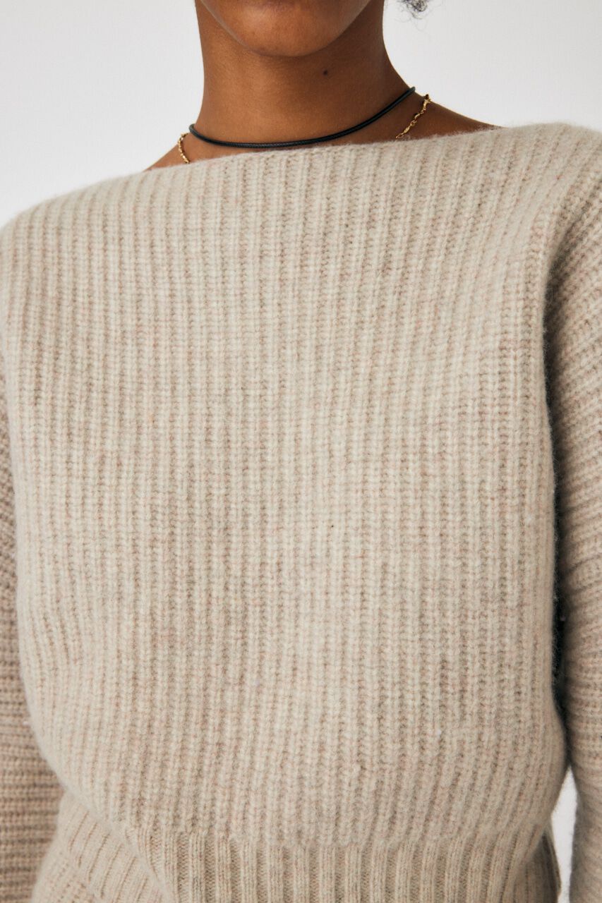 MOUSSY「WOOLBANANA SLEEVE WOOL ニット」|ニット・セーター|