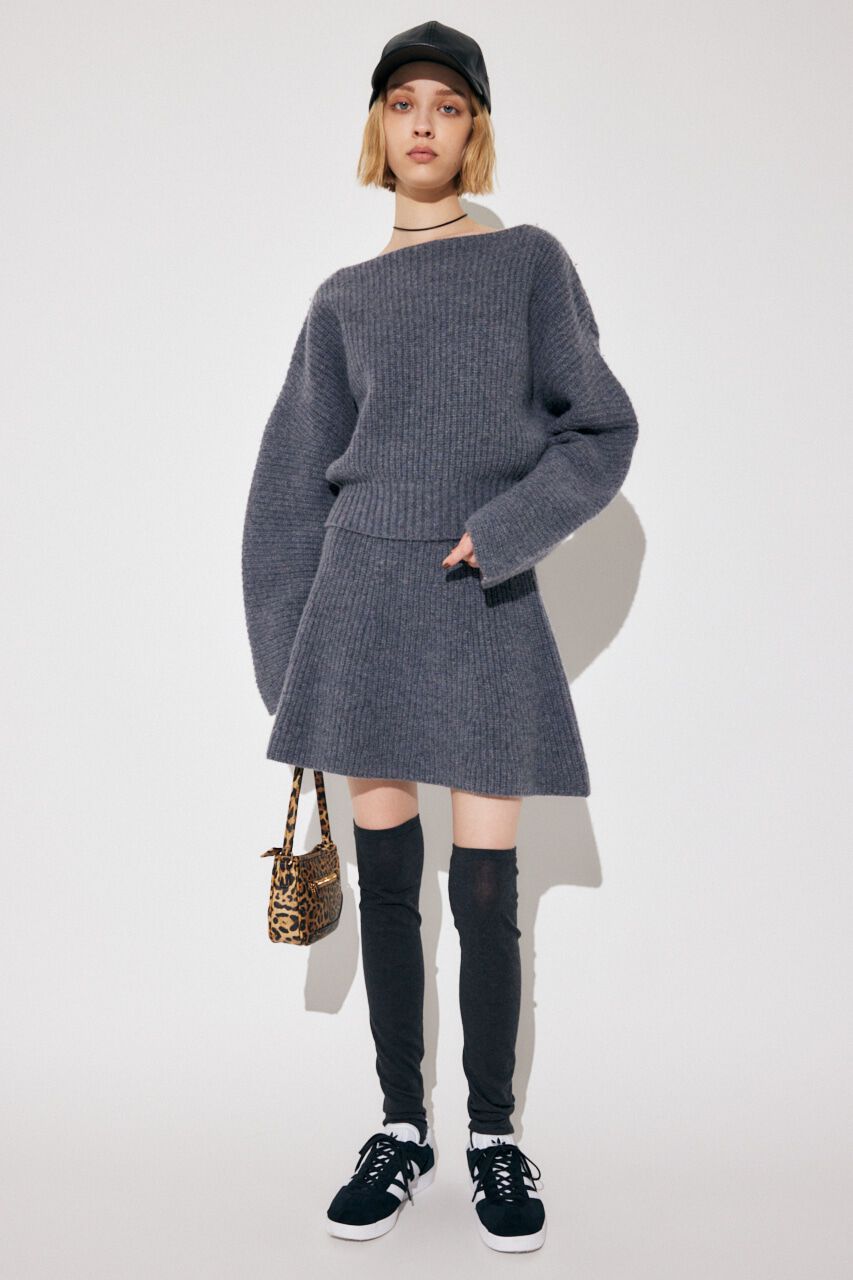 MOUSSY「WOOLBANANA SLEEVE WOOL ニット」|ニット・セーター|