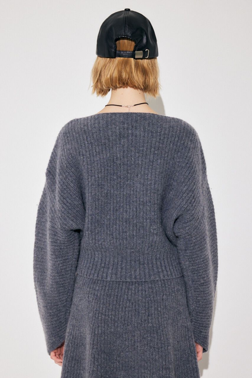 MOUSSY「WOOLBANANA SLEEVE WOOL ニット」|ニット・セーター|