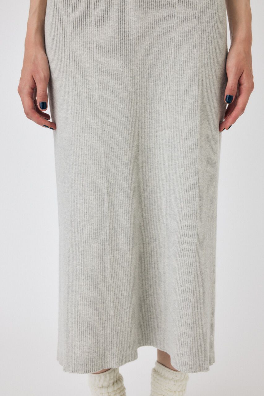 MOUSSY「SWITCHING RIB KNIT ドレス」|ワンピース|