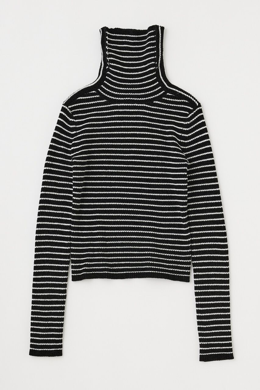 MOUSSY「HI NECK RIB ニット」|ニット・セーター|