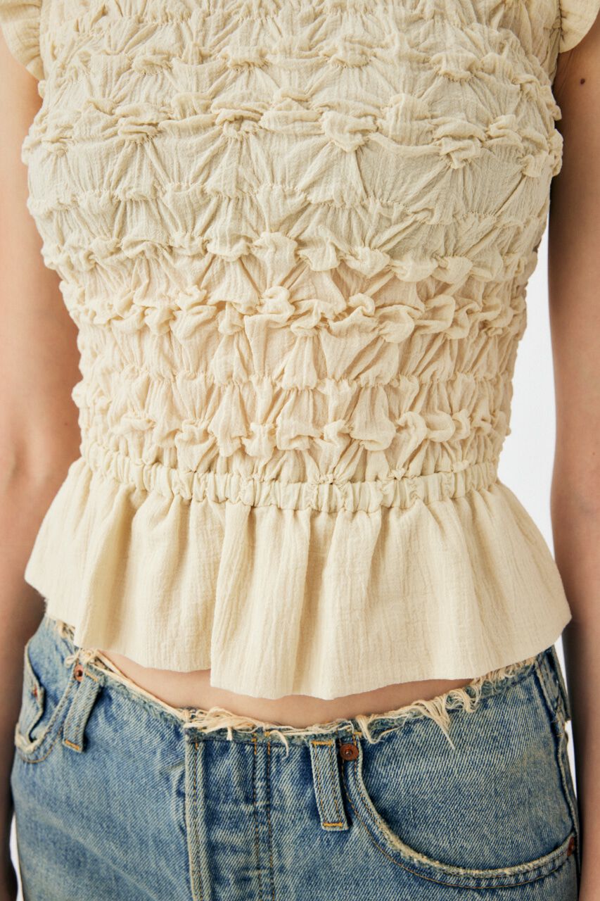 MOUSSY「WRINKLED FRILL ブラウス」|シャツ・ブラウス|