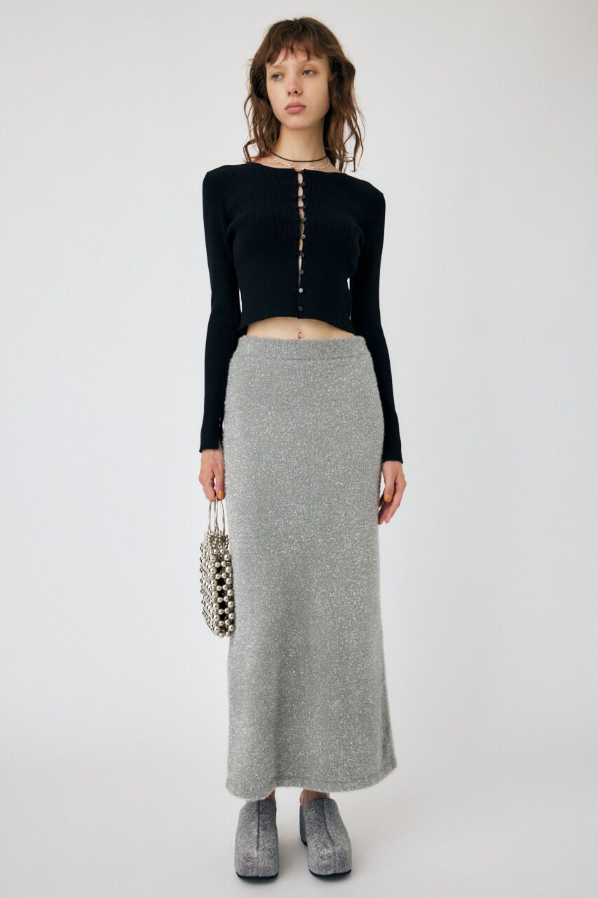 MOUSSY「LOOP BUTTON KNIT カーディガン」|カーディガン|