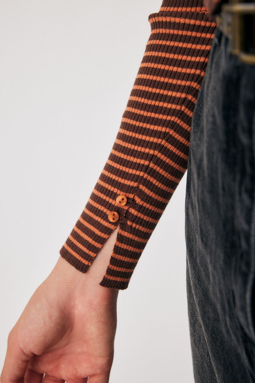 MOUSSY「LOOP BUTTON KNIT カーディガン」|カーディガン|