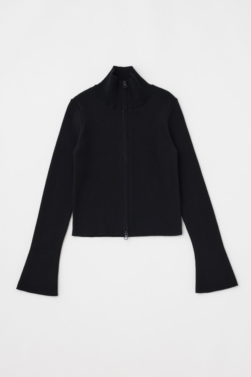 MOUSSY「W ZIP KNIT トップス」|ニット・セーター|