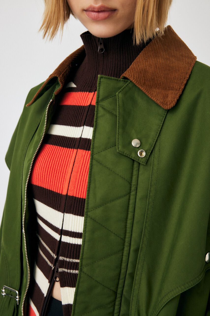 MOUSSY「BELTED CAPE HUNTING ジャケット」|その他|
