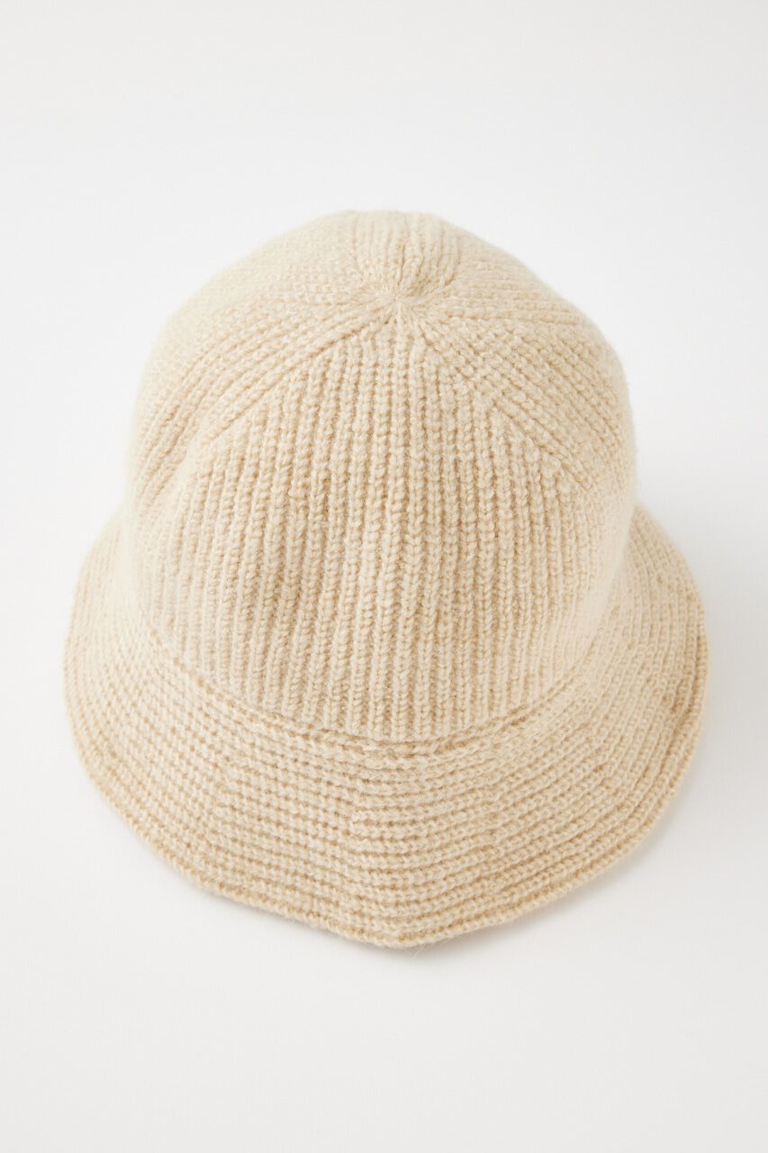 MOUSSY「FLUFFY KNIT BUCKET ハット」|その他|L/BEG1