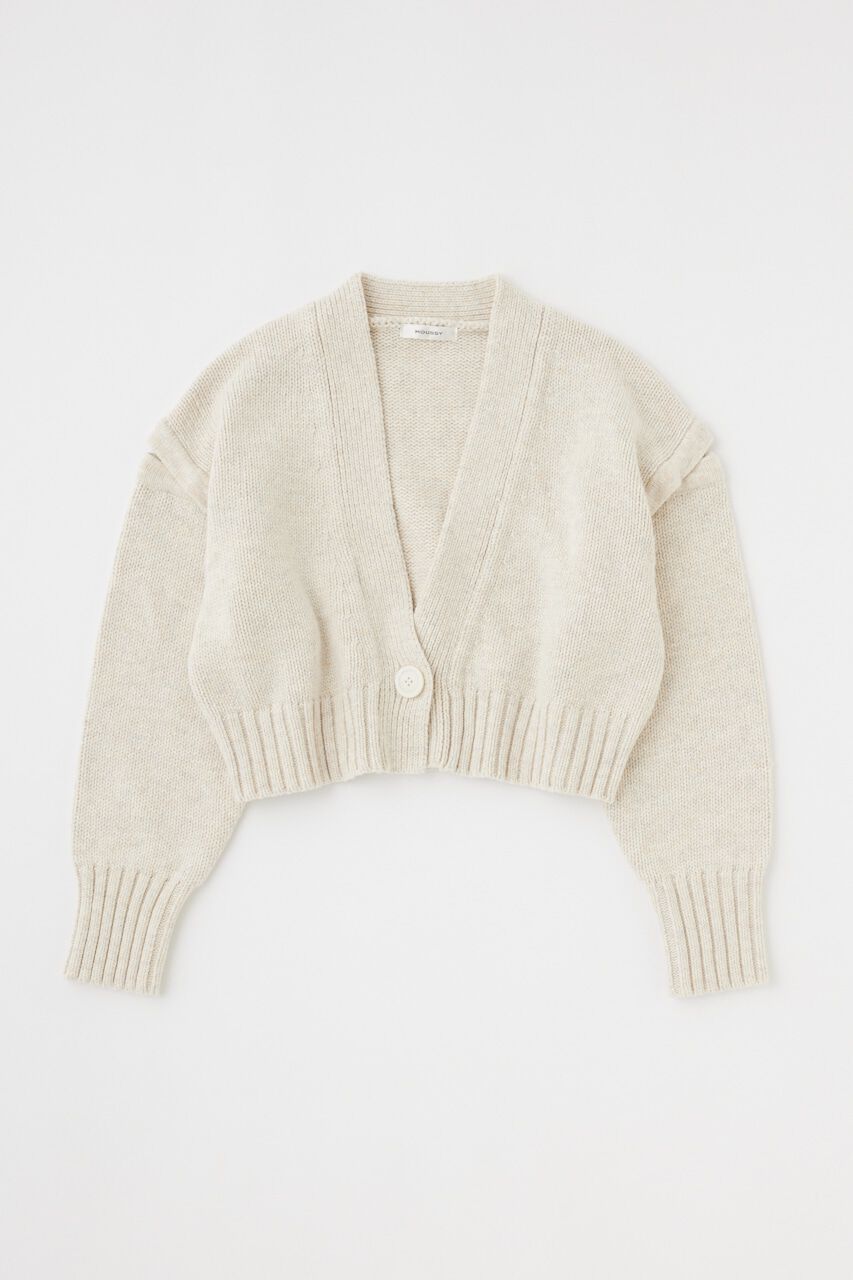 MOUSSY「BUTTON SHORT ニットカーディガン」|ニット・セーター|IVOY3