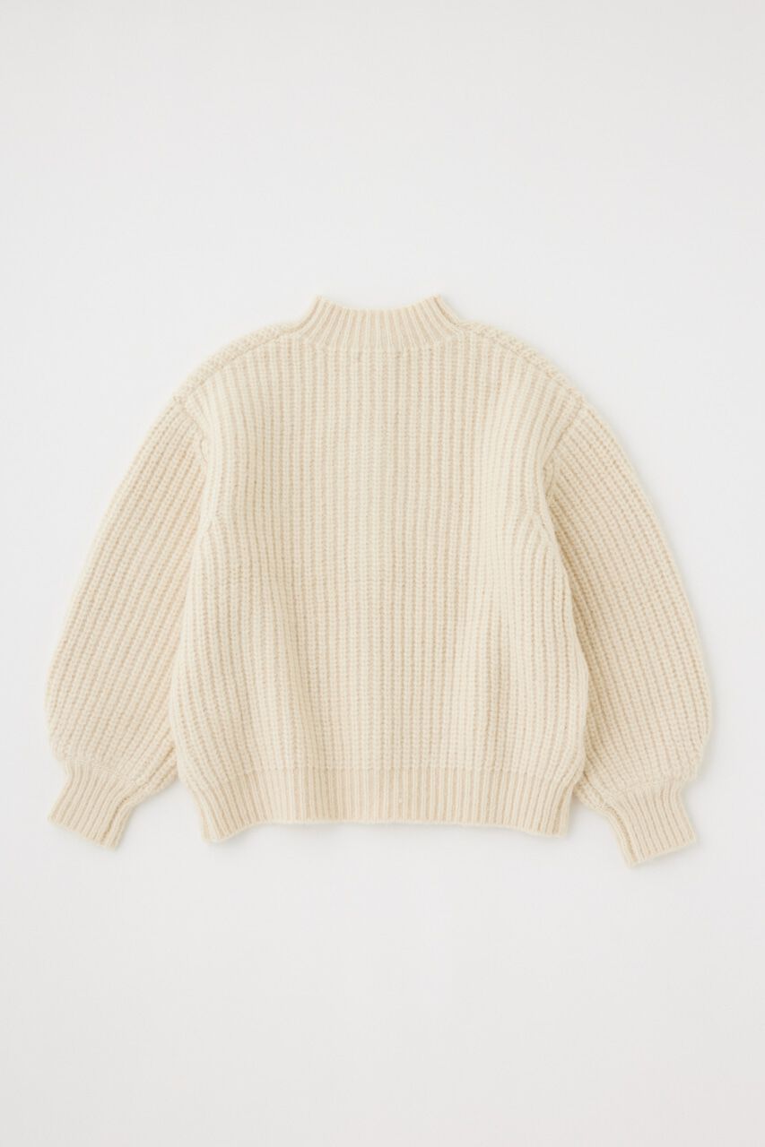 MOUSSY「TUCK SLEEVE KNIT カーディガン」|カーディガン|