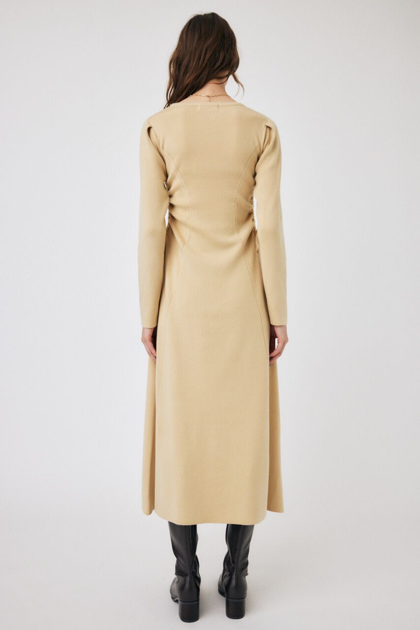 MOUSSY「WAIST RIBBON ロングドレス」|ワンピース|