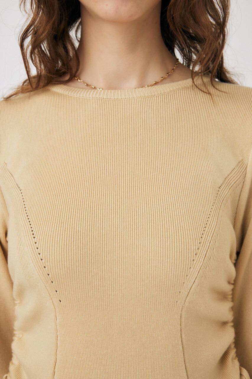 MOUSSY「WAIST RIBBON ロングドレス」|ワンピース|