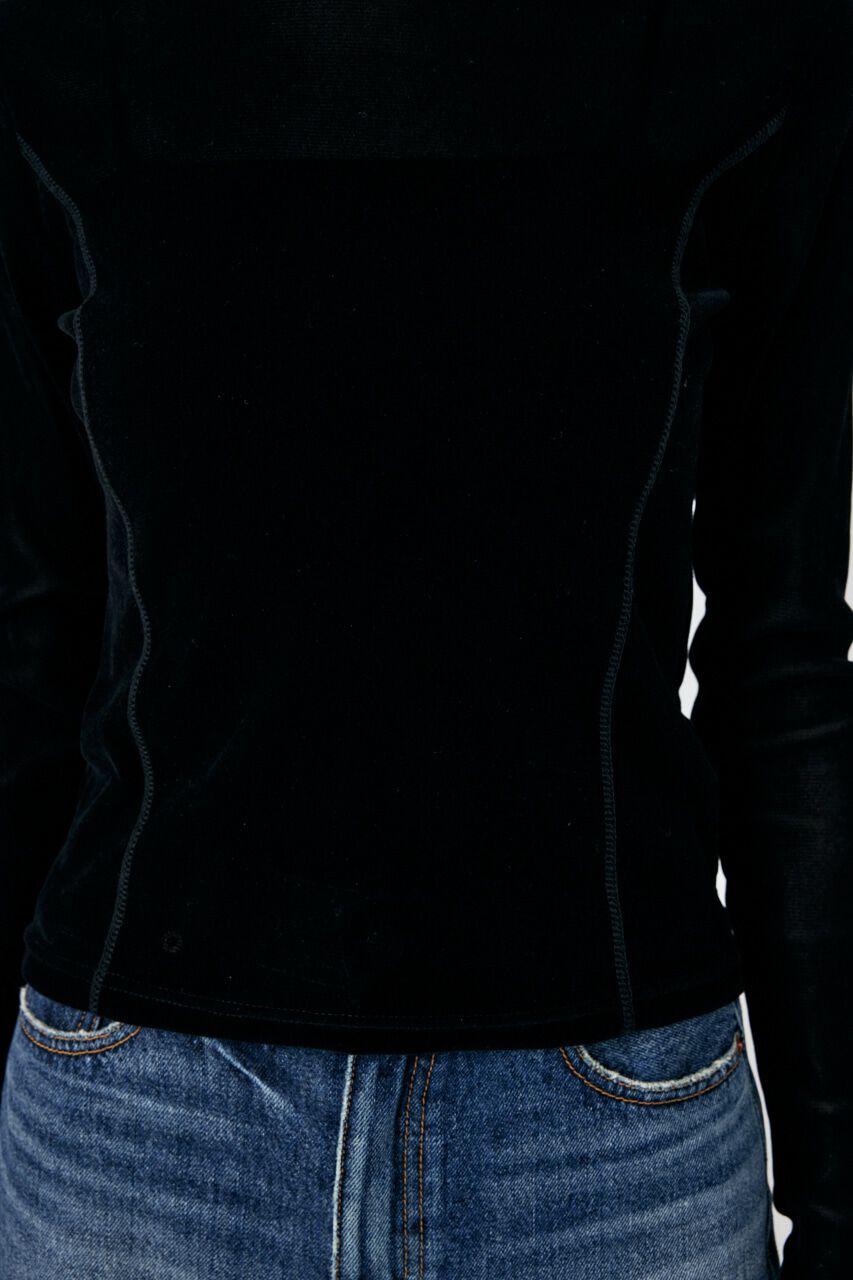 MOUSSY「FLOCKEY TULLE トップス」|Tシャツ・カットソー|