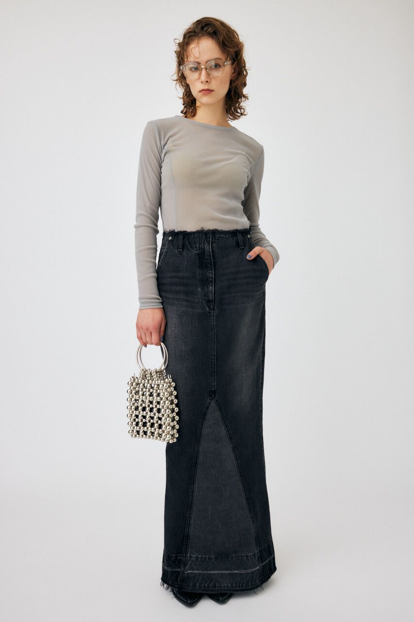 MOUSSY「FLOCKEY TULLE トップス」|Tシャツ・カットソー|