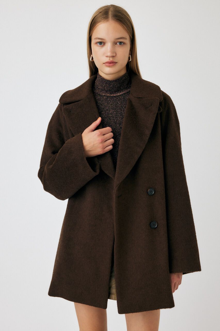 MOUSSY「BIG COLLAR MINI コート」|その他|