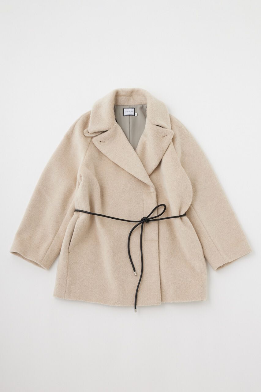 MOUSSY「BIG COLLAR MINI コート」|その他|