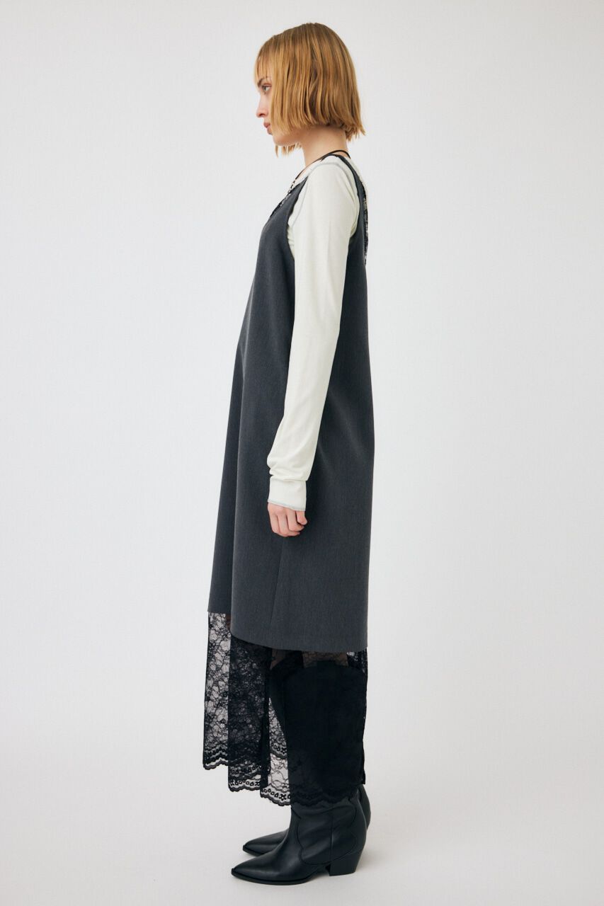MOUSSY「LACE COMBI ドレス」|ワンピース|