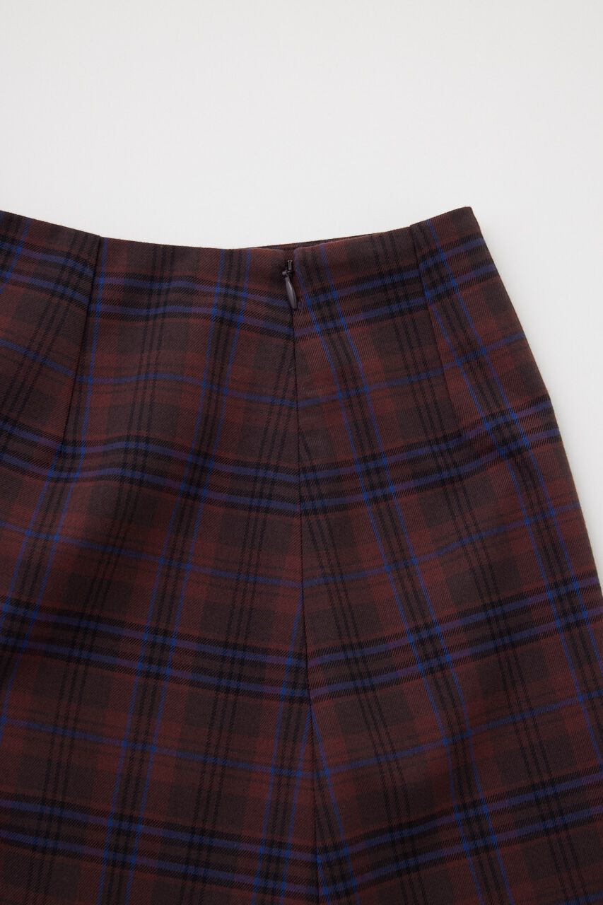 MOUSSY「FRONT TUCK CHECK スカート」|スカート|