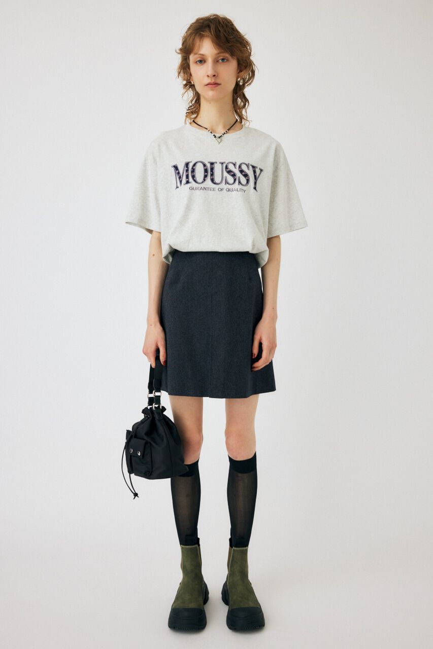 MOUSSY「FRONT TUCK CHECK スカート」|スカート|T.GRY