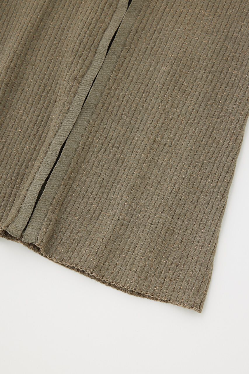 MOUSSY「ZIP UP KNIT SHIRT ミニドレス」|ワンピース|