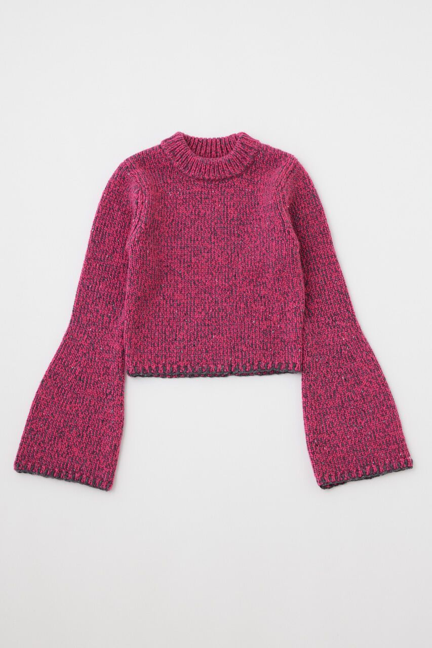 MOUSSY「NEP YARN KNIT トップス」|ニット・セーター|