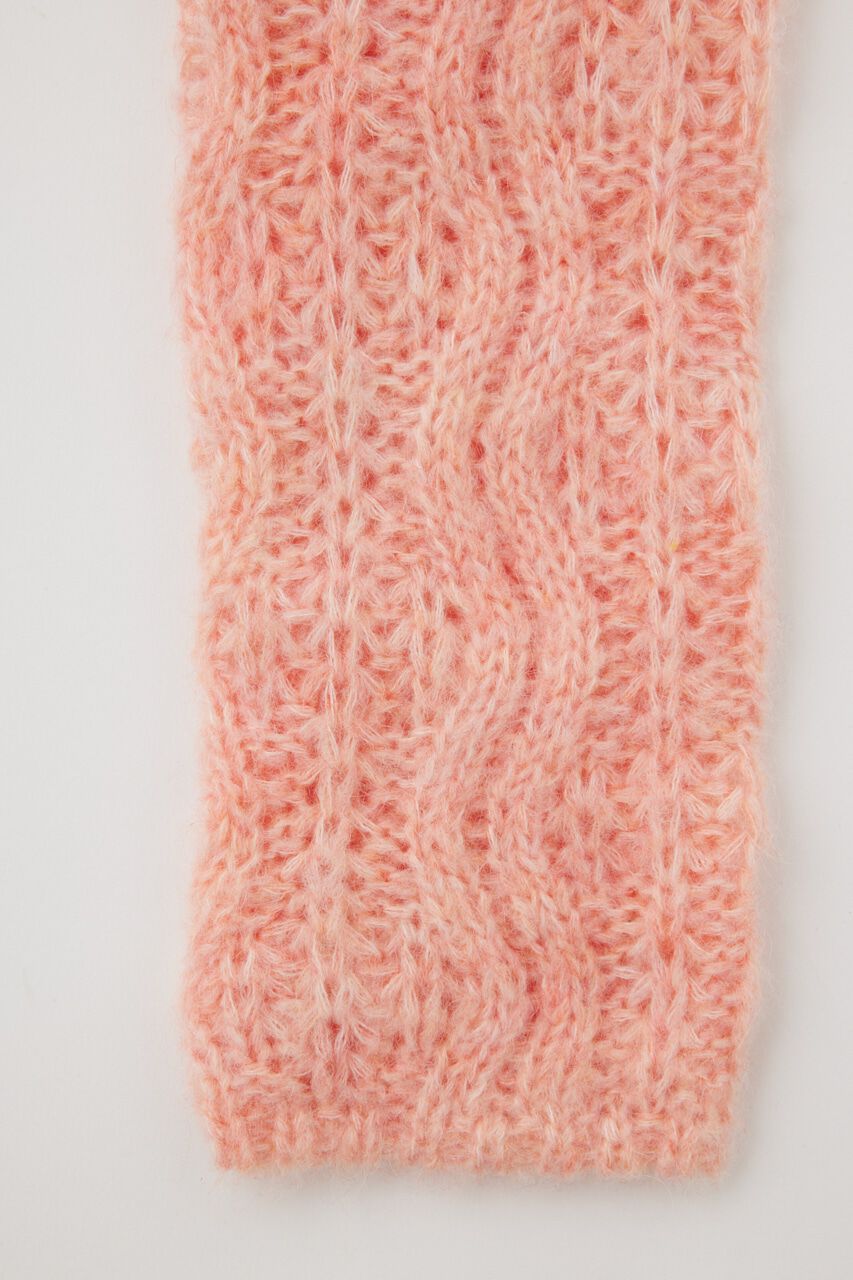 MOUSSY「MIX SHORT KNIT トップス」|ニット・セーター|