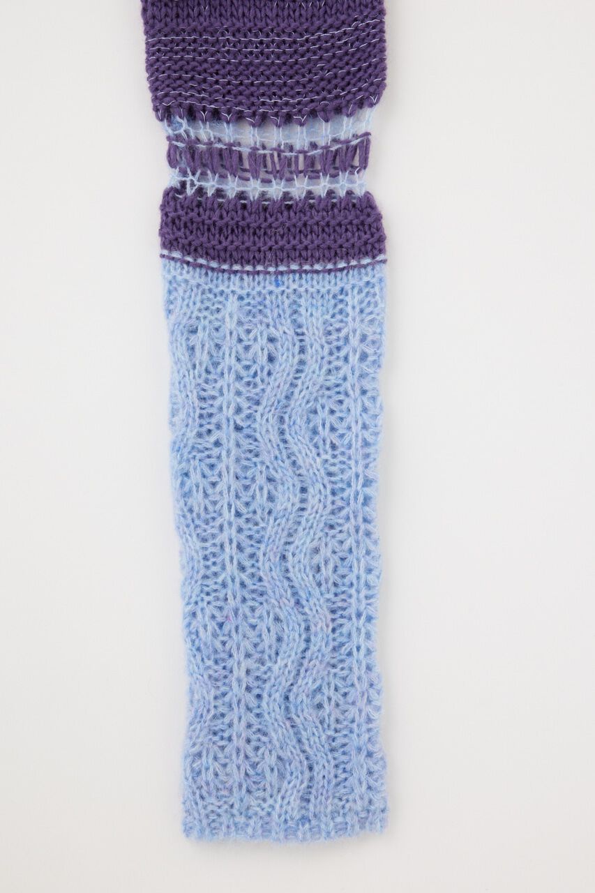 MOUSSY「MIX SHORT KNIT トップス」|ニット・セーター|