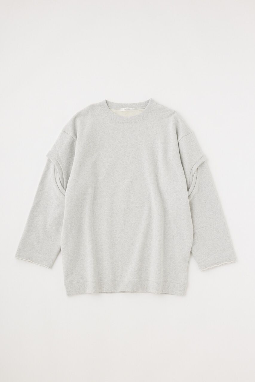 MOUSSY「OPEN SLEEVE スウェット」|Tシャツ・カットソー|