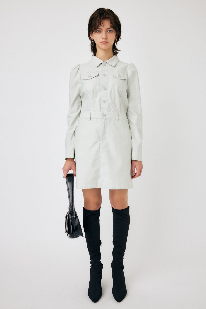 MOUSSY「PUFF SLEEVE MINI ドレス」|ワンピース|IVOY3