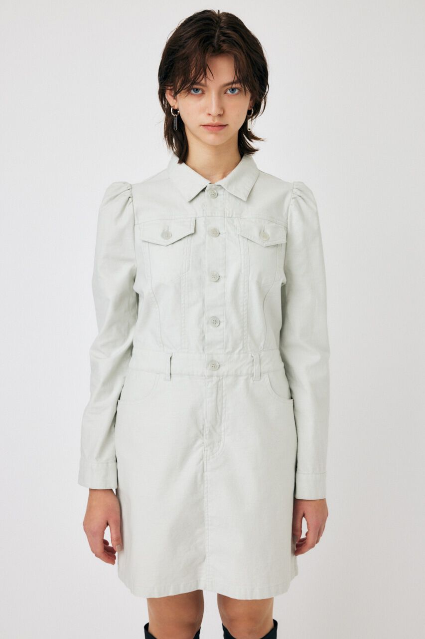 MOUSSY「PUFF SLEEVE MINI ドレス」|ワンピース|