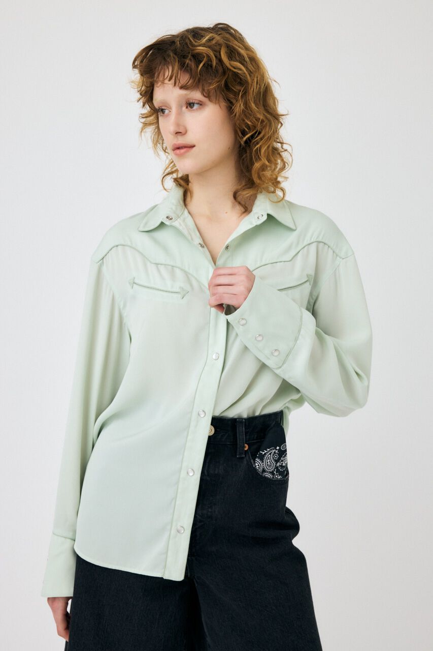 MOUSSY「WESTERN シャツ」|シャツ・ブラウス|