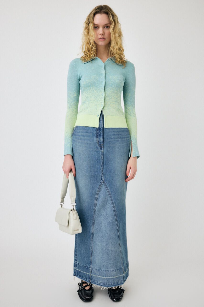 MOUSSY「KNIT SHIRT カーディガン」|シャツ・ブラウス|