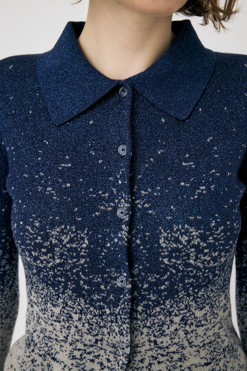 MOUSSY「KNIT SHIRT カーディガン」|シャツ・ブラウス|