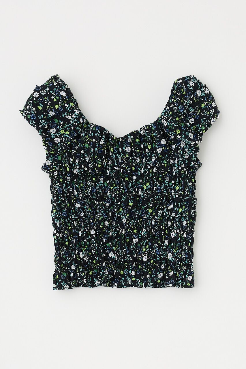 MOUSSY「GATHER FLOWER ブラウス」|シャツ・ブラウス|