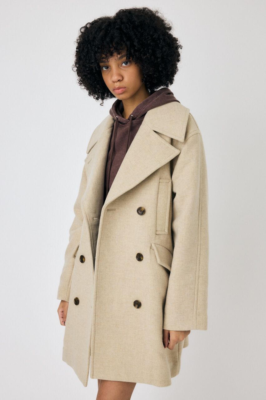 MOUSSY「DOUBLE BREASTED ミドルコート」|その他|