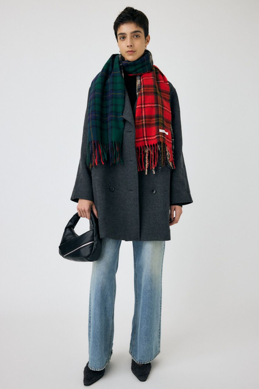 MOUSSY「DOUBLE BREASTED ミドルコート」|その他|GRY