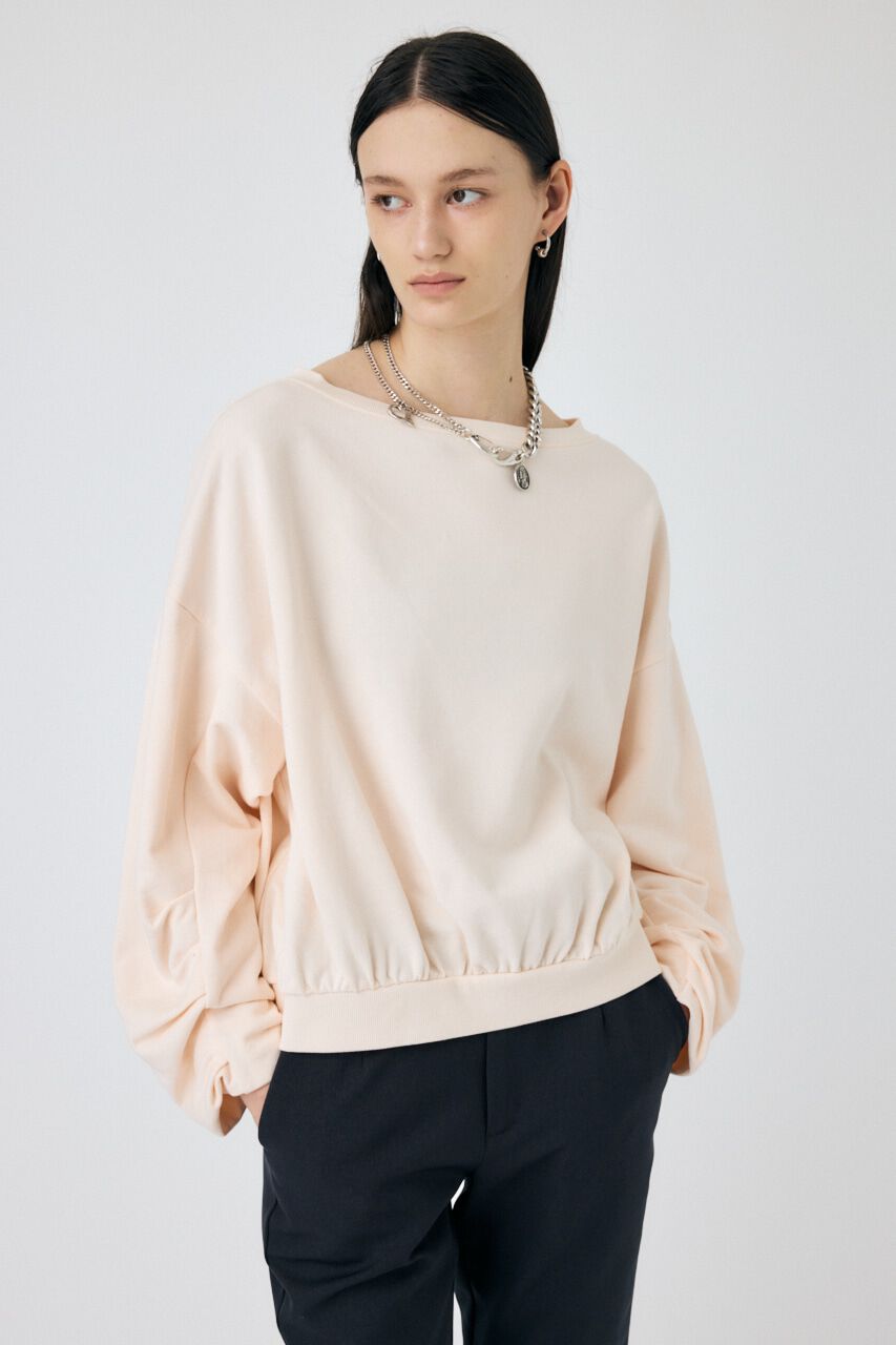 MOUSSY「OFF SHOULDER スウェット」|その他|L/PNK1