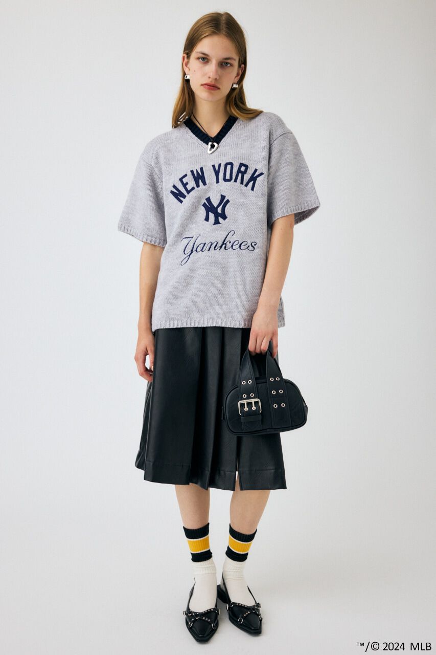 MOUSSY「MLB KNIT Tシャツ」|ニット・セーター|