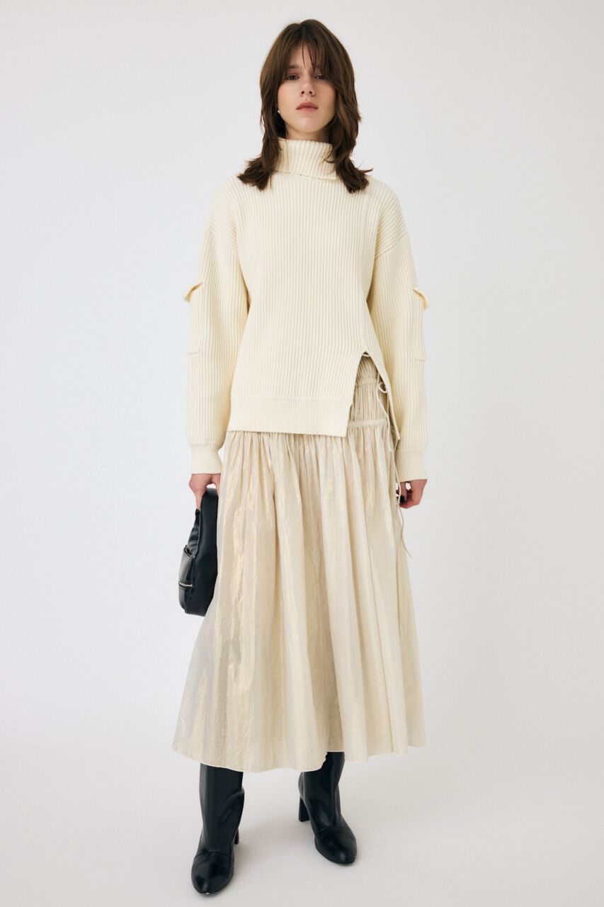 MOUSSY「SHIRRING ロングスカート」|スカート|