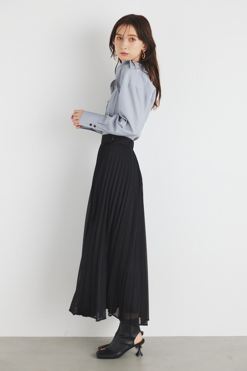 rienda「メッシュプリーツ J/W SK」|スカート|