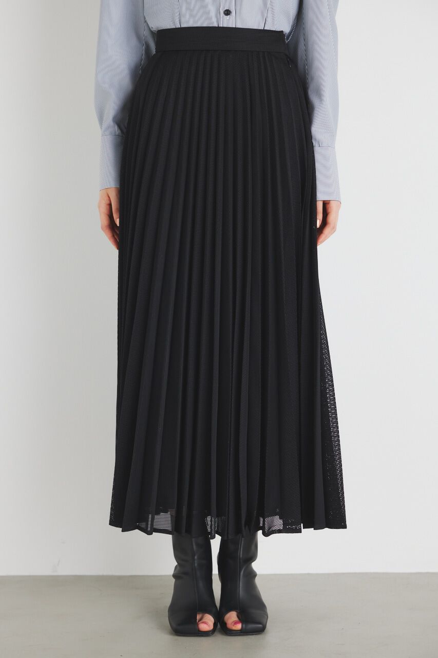 rienda「メッシュプリーツ J/W SK」|スカート|