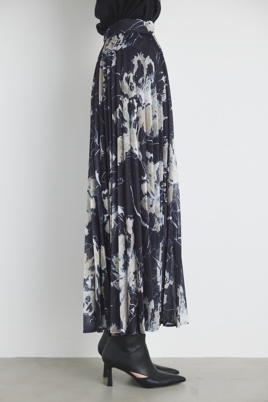 rienda「メッシュプリーツ J/W SK」|スカート|