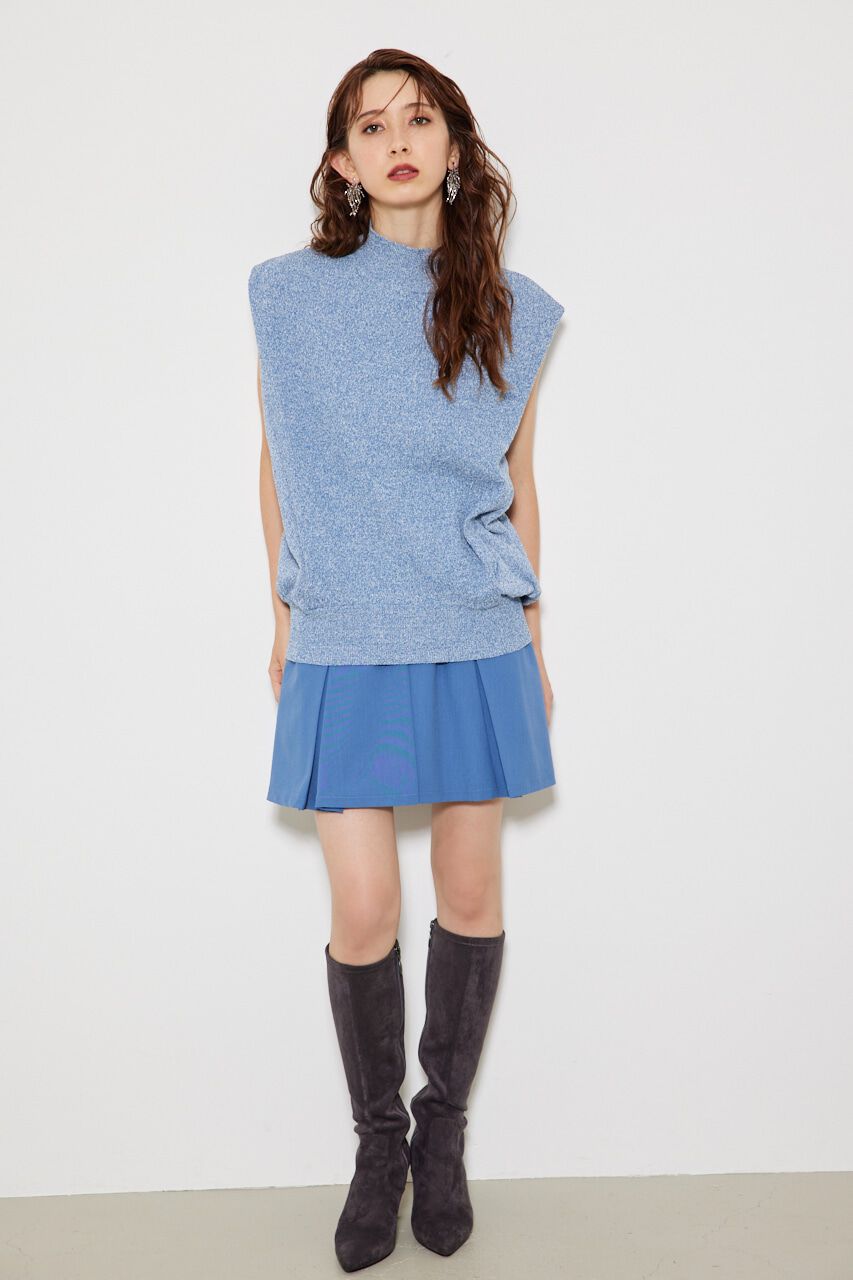 rienda「タックショルダーKnit TOP」|ニット・セーター|