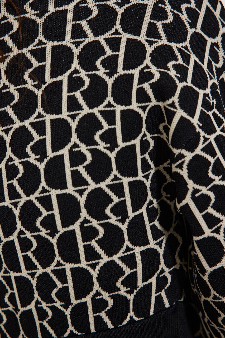 rienda「Rモノグラムミニknit OP」|ワンピース|