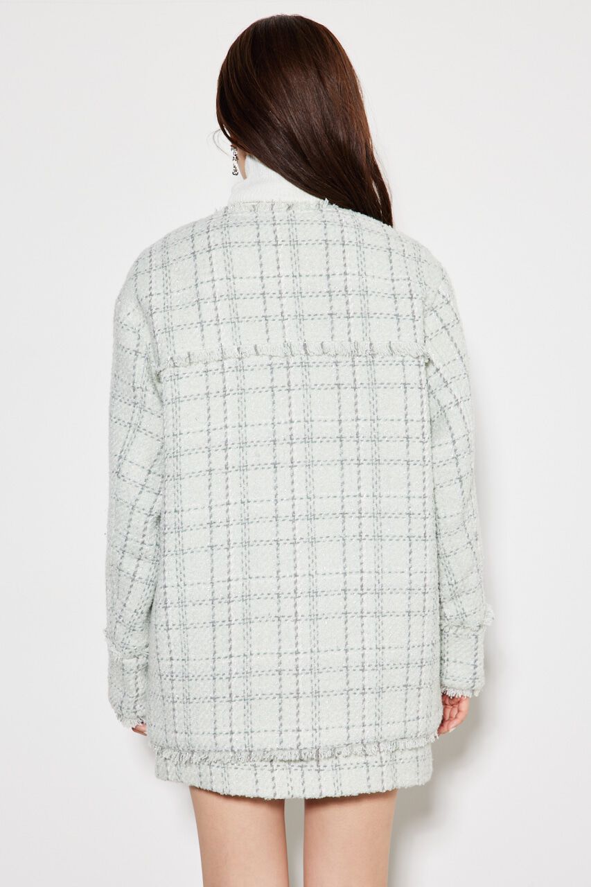 rienda「ノーカラーツイードウールMIX CT」|その他|