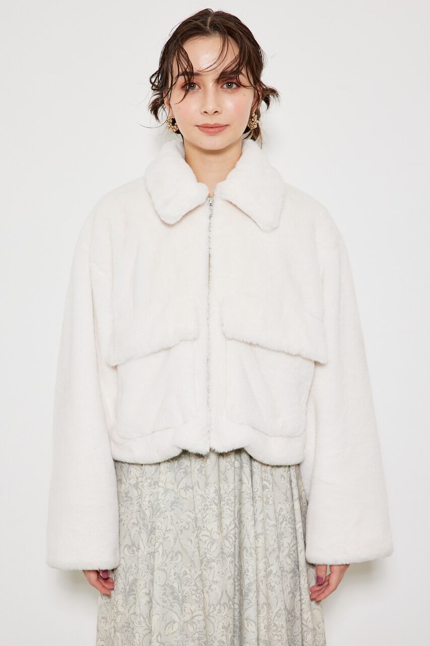 rienda「SoftyフェイクファーブルゾンCT」|その他|